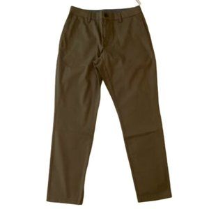 Old Navy Chino Athletic Taper Pants Built in Flex Brown 30 x 30